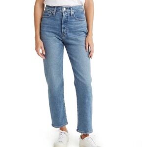 Madewell the perfect vintage straight crop jeans NWOT size 27